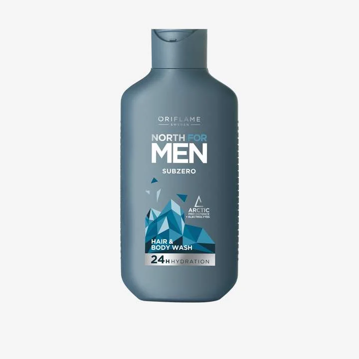 North for Men Subzero Hair & Body Wash